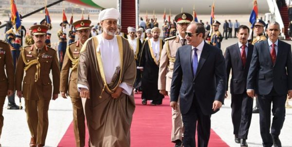 سفر سلطان عمان به قاهره و دیدار با السیسی