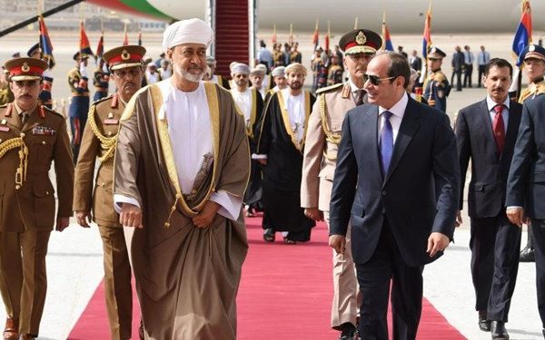 سفر سلطان عمان به قاهره و دیدار با السیسی